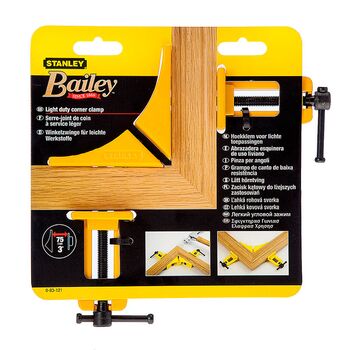 Струбцина кутова "Bailey" для малих навантажень, h= 75 мм, 0-83-121 STANLEY