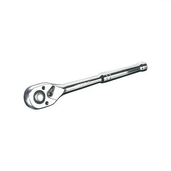 Ключ-тріскачка з металевою ручкою CrV 3/8 (72T), APRO 257017