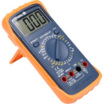 Мультиметр для вимірювання електричних параметрів цифровий, висота цифр- 25 мм, 81783 VOREL