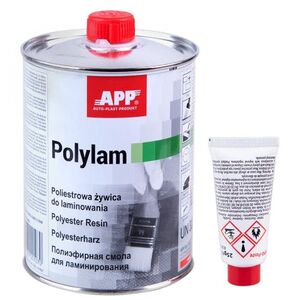 APP Смола (полиэстрова) для ламiнування APP Polylam з затв. 975g +25g