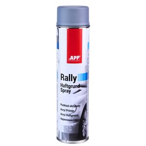 APP Фарба аерозольна Rally Haftgrund Spray, грунт сiрий 600ml