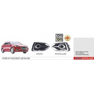 Фари доп.модель Hyundai Accent/2018-/HY-372W/ел.проводку (HY-372W)