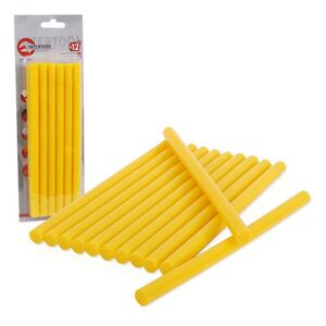 Комплект жовтих клейових стрижнів 11.2мм * 200мм, 12 шт., Stanley RT-1021 INTERTOOL