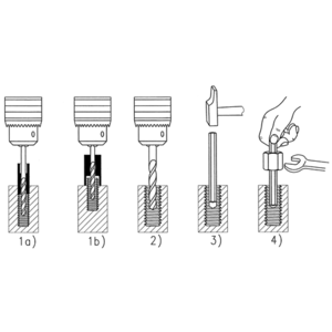 Екстрактор 1/4", 4733-3-3 JTC